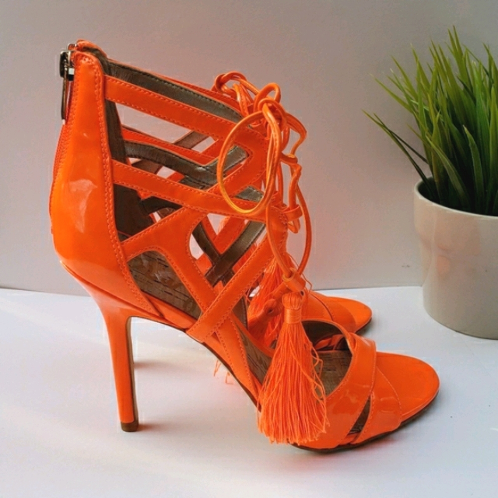 Sam Edelman Orange Heels